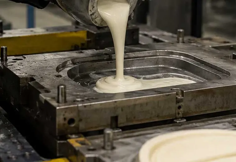 تزریق فوم پلی‌یورتان در قالب و کنترل دمای سطح قالب